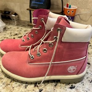 Timberland Boot Pink - vintage